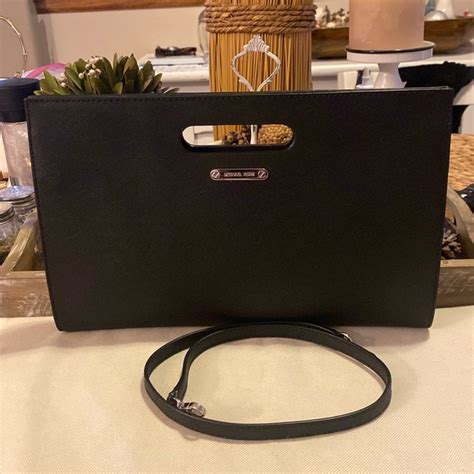 michael kors tilda saffiano leather clutch